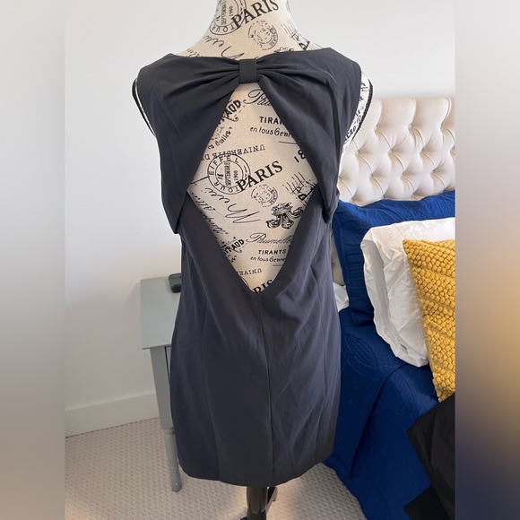 Blue Open Back Dress - Picture 2 of 5